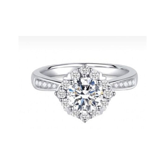 Lab Grown Diamond Halo Engagement Ring