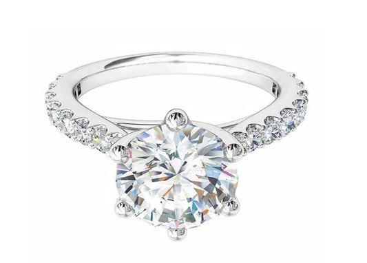 Lab Grown Diamond Solitaire Engagement Ring