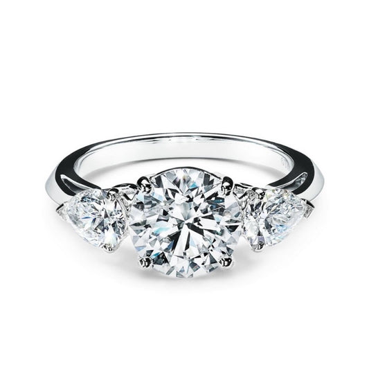 Lab Grown Diamond The Three Stone Engagement Ring