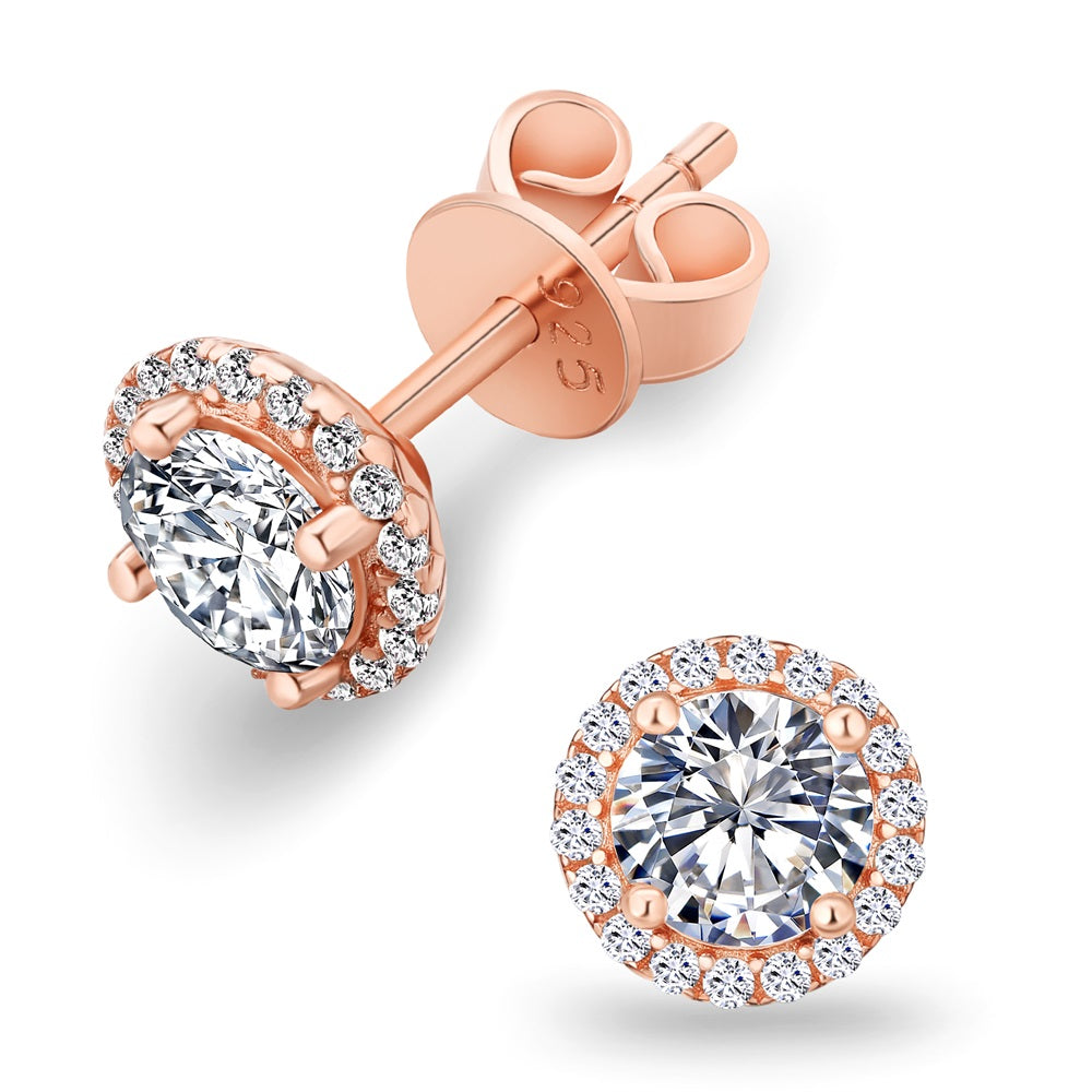 Excellent VVS1  Moissanite Stud Earrings