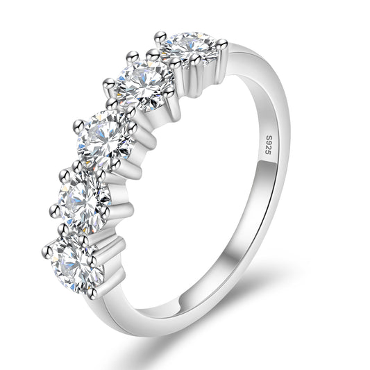 Moissanite Wedding Ring for Women