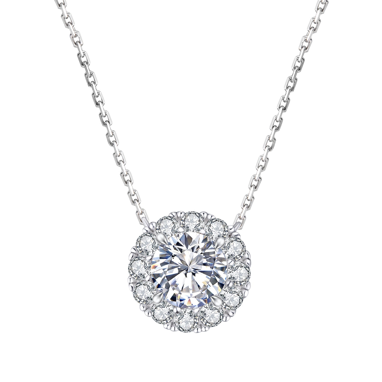 Excellent VVS1 Moissanite Pendant Necklace