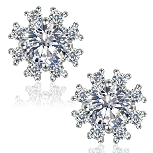 Excellent VVS1  Moissanite Stud Earrings