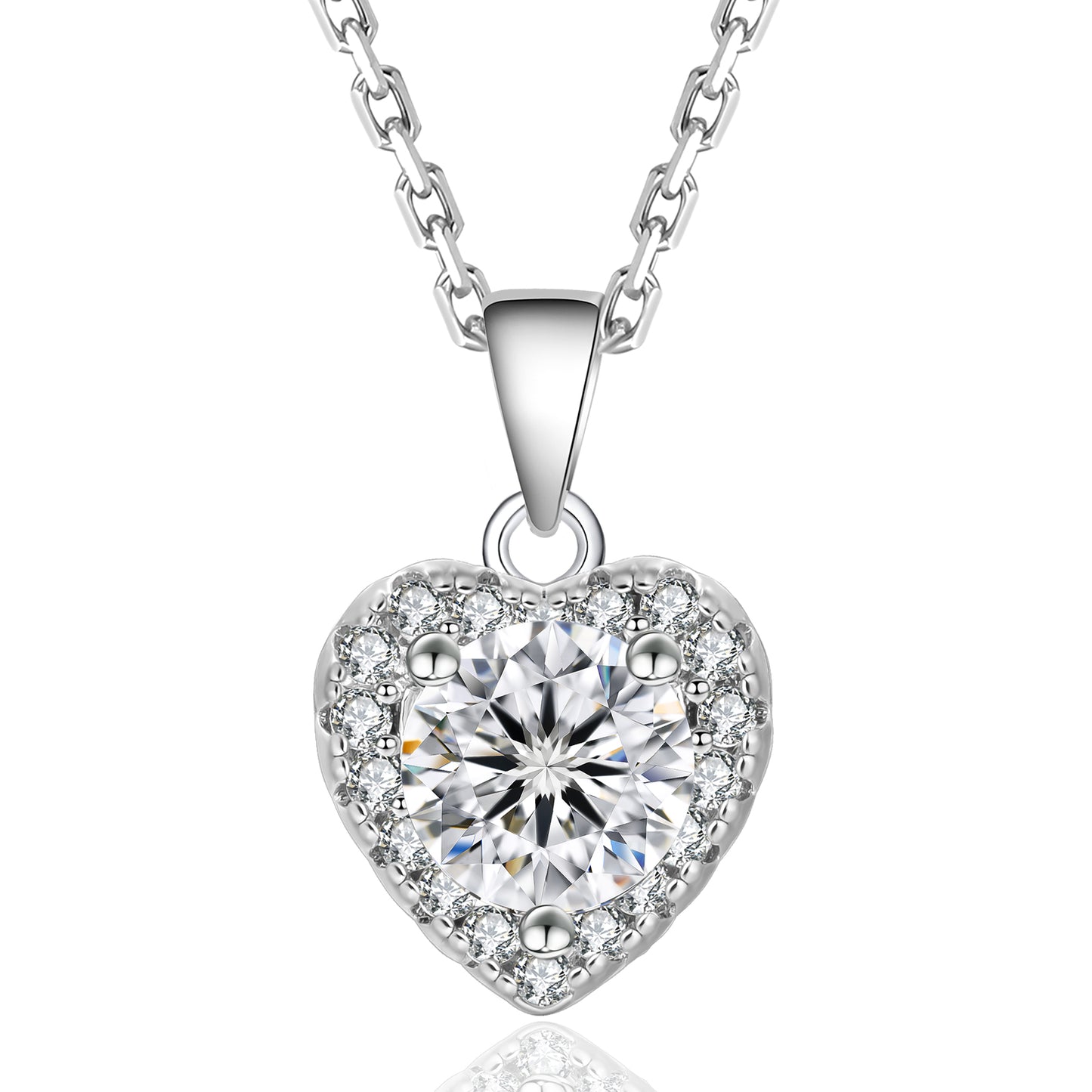 Excellent VVS1 Moissanite Pendant Necklace