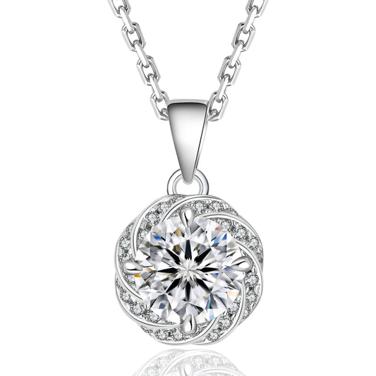 Excellent VVS1 Moissanite Pendant Necklace