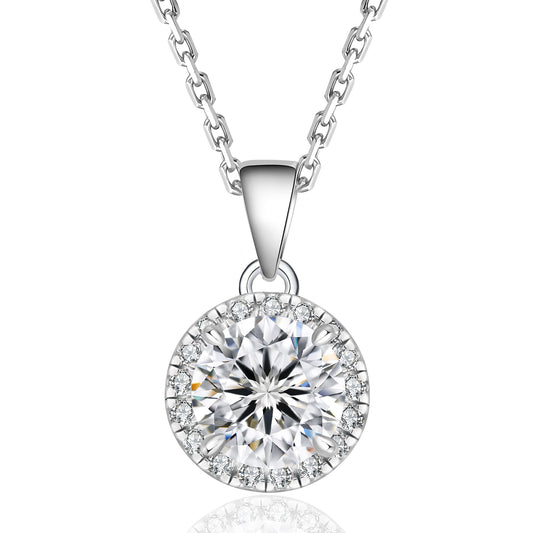 Excellent VVS1 Moissanite Pendant Necklace