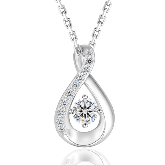 Water Drop VVS1 Moissanite Pendant Necklace