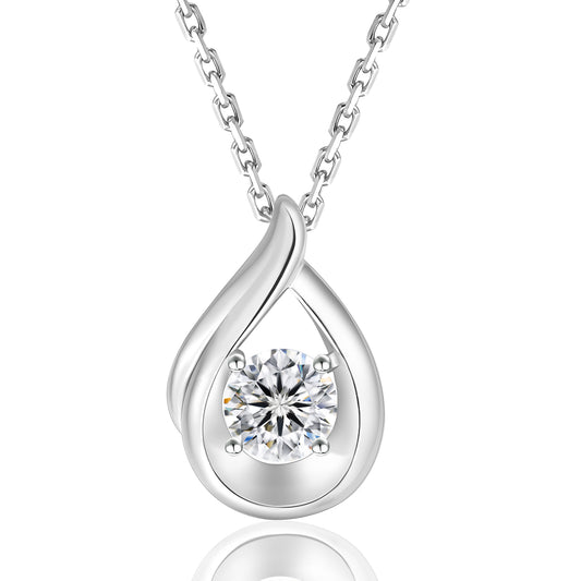 Water Drop VVS1 Moissanite Pendant Necklace