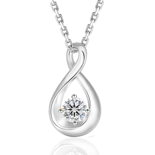 Water Drop VVS1 Moissanite Pendant Necklace