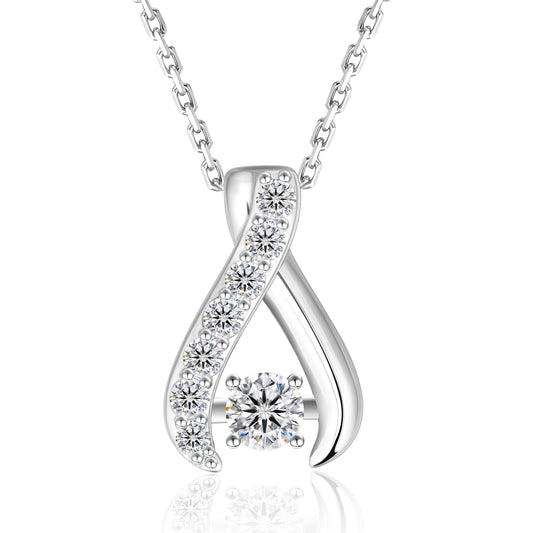 Water Drop VVS1 Moissanite Pendant Necklace