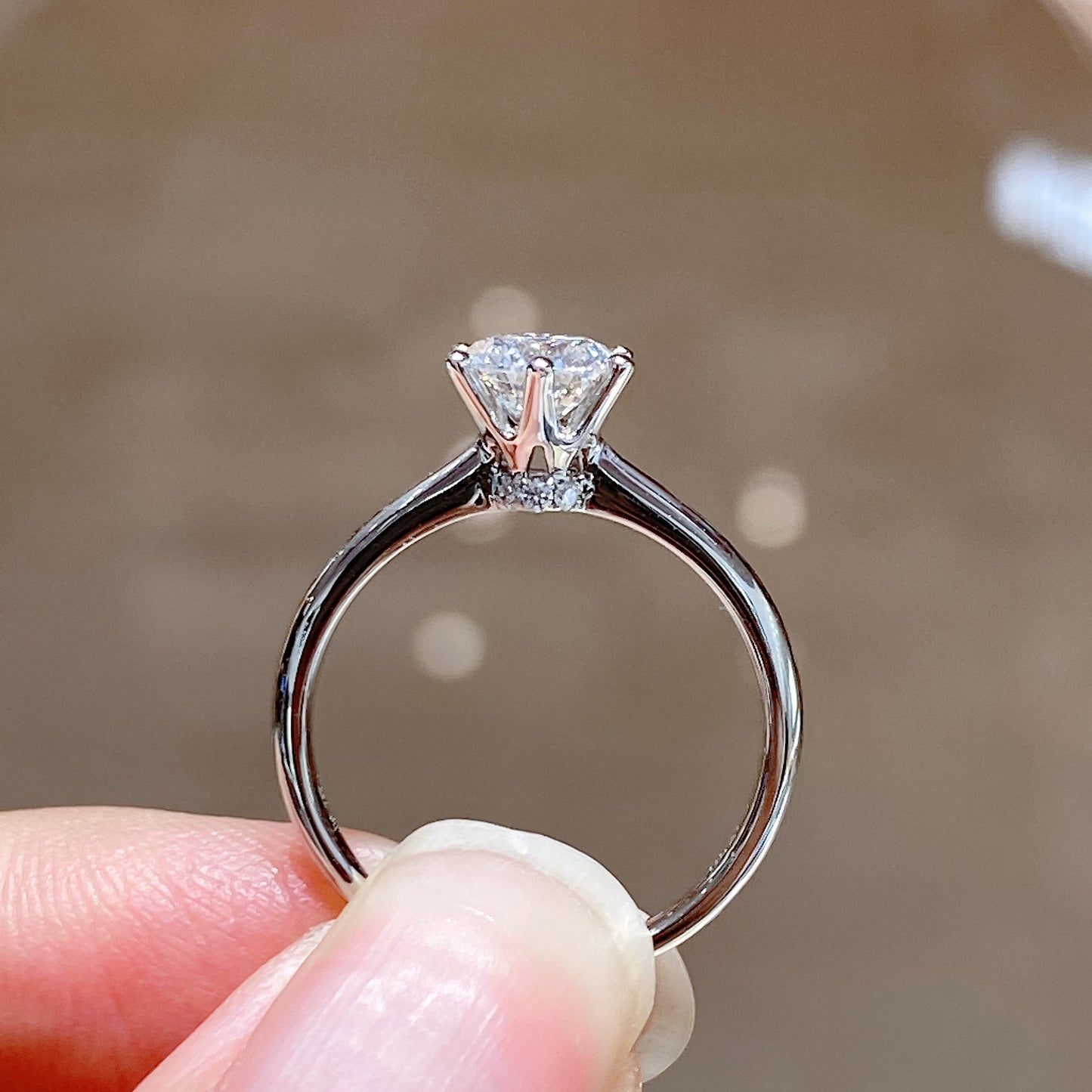 Lab Grown Diamond Solitaire Engagement Ring